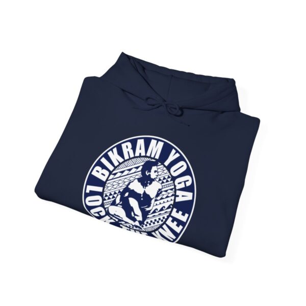 BIKRAM YOGA | LOCK THE KNEE - Unisex Heavy Blend™ Hooded Sweatshirt - Image 30