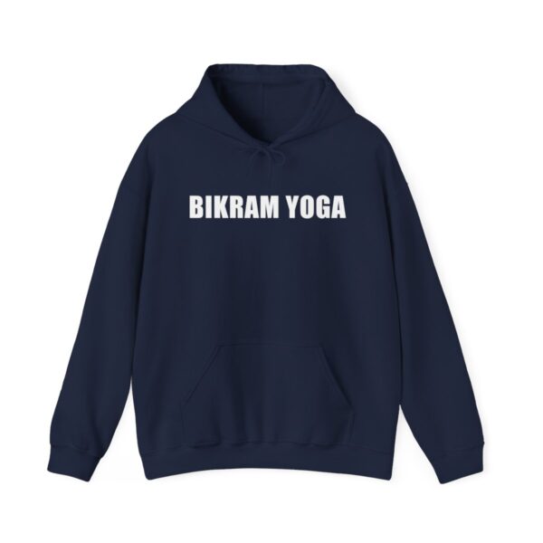 Bikram Yoga | Bengal Tiger Strength | English Bulldog Determination - Unisex Heavy Blend™ Hooded Sweatshirt - Image 14