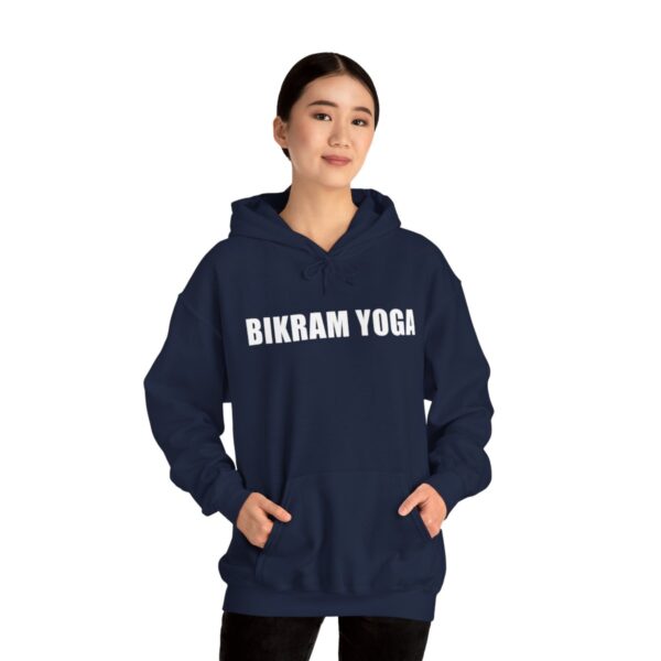 Bikram Yoga | Bengal Tiger Strength | English Bulldog Determination - Unisex Heavy Blend™ Hooded Sweatshirt - Image 19