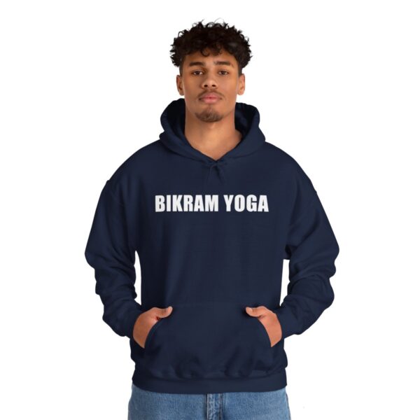 Bikram Yoga | Bengal Tiger Strength | English Bulldog Determination - Unisex Heavy Blend™ Hooded Sweatshirt - Image 20