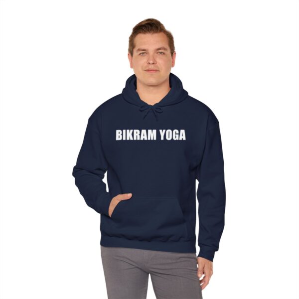 Bikram Yoga | Bengal Tiger Strength | English Bulldog Determination - Unisex Heavy Blend™ Hooded Sweatshirt - Image 22