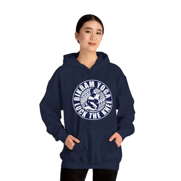 BIKRAM YOGA | LOCK THE KNEE - Unisex Heavy Blend™ Hooded Sweatshirt - Image 32