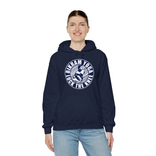 BIKRAM YOGA | LOCK THE KNEE - Unisex Heavy Blend™ Hooded Sweatshirt - Image 34