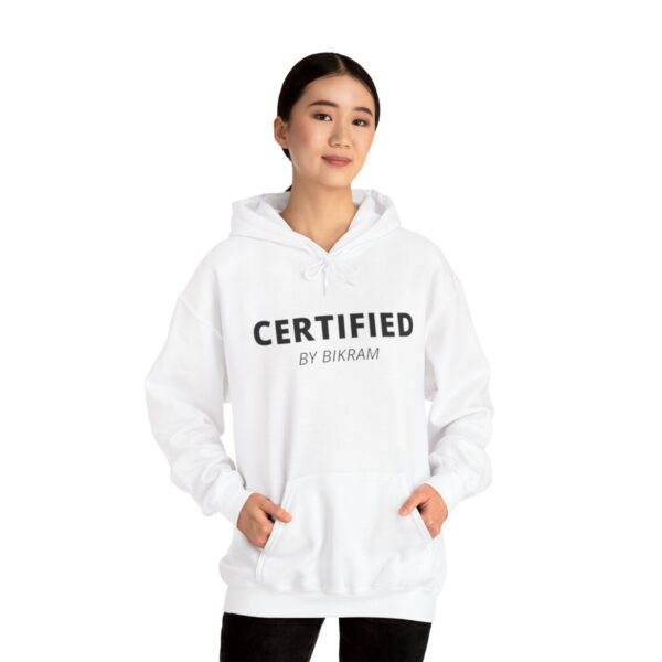 Copy of Copy of BIKRAM YOGA | LOCK THE KNEE - Unisex Heavy Blend™ Hooded Sweatshirt - Image 6