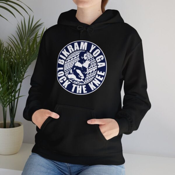 BIKRAM YOGA | LOCK THE KNEE - Unisex Heavy Blend™ Hooded Sweatshirt - Image 26