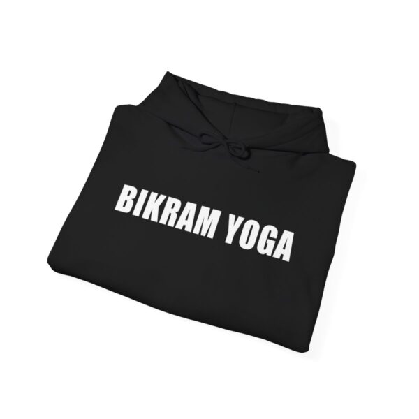 Bikram Yoga | Bengal Tiger Strength | English Bulldog Determination - Unisex Heavy Blend™ Hooded Sweatshirt - Image 4