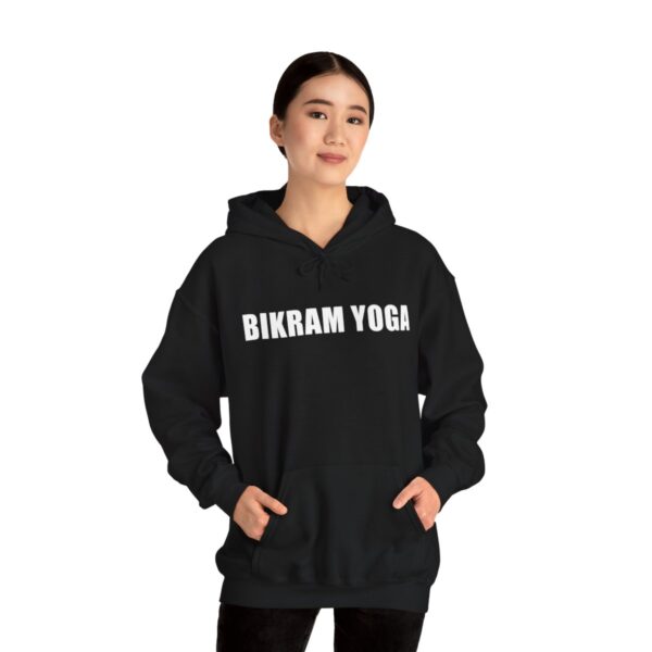 Bikram Yoga | Bengal Tiger Strength | English Bulldog Determination - Unisex Heavy Blend™ Hooded Sweatshirt - Image 6