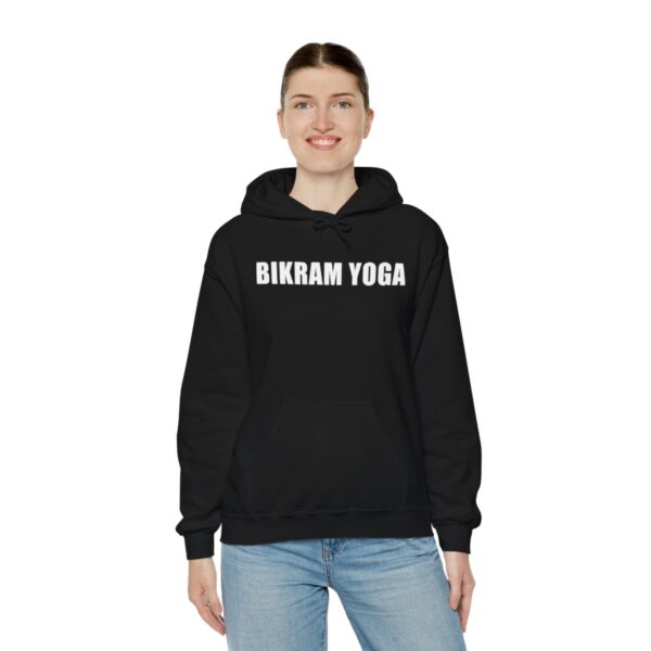 Bikram Yoga | Bengal Tiger Strength | English Bulldog Determination - Unisex Heavy Blend™ Hooded Sweatshirt - Image 8