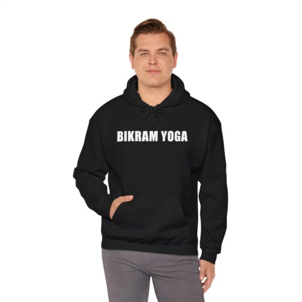 Bikram Yoga | Bengal Tiger Strength | English Bulldog Determination - Unisex Heavy Blend™ Hooded Sweatshirt - Image 9