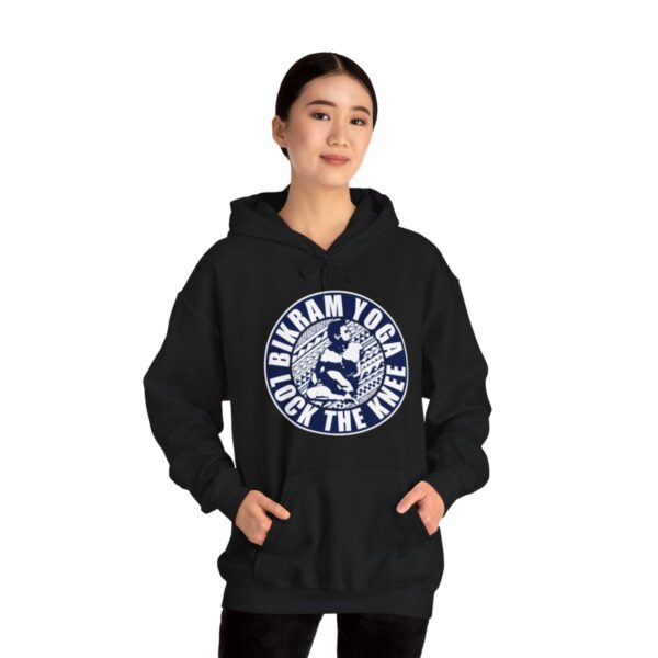 BIKRAM YOGA | LOCK THE KNEE - Unisex Heavy Blend™ Hooded Sweatshirt - Image 19