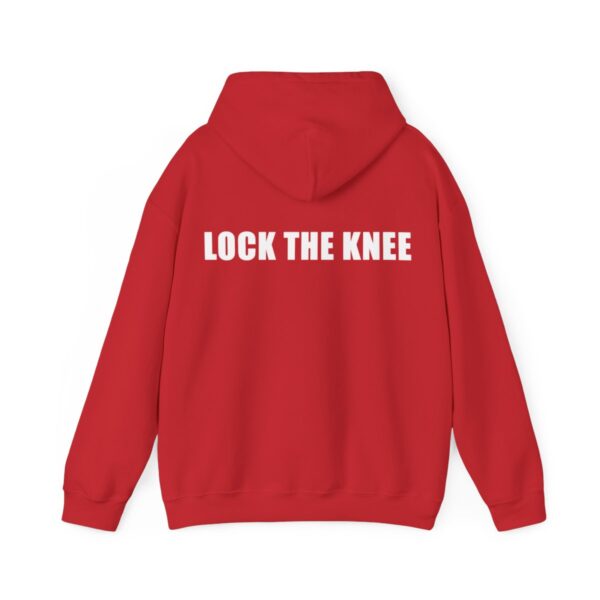 BYCOI / LOCK THE KNEE *white text*  |  Unisex Heavy Blend™ Hooded Sweatshirt - Image 39