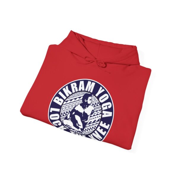 BIKRAM YOGA | LOCK THE KNEE - Unisex Heavy Blend™ Hooded Sweatshirt - Image 4