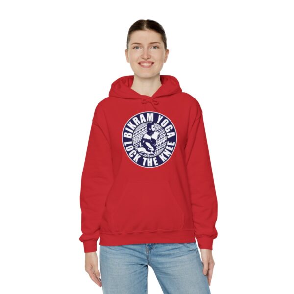 BIKRAM YOGA | LOCK THE KNEE - Unisex Heavy Blend™ Hooded Sweatshirt - Image 8