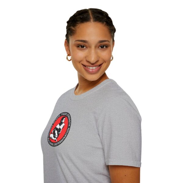 Certified by Bikram | Strength & Determination | Light Unisex Softstyle T-Shirt - Image 21