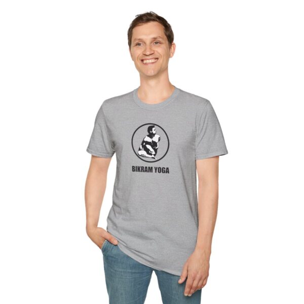 Bikram Yoga w/ logo | Light Unisex Softstyle T-Shirt - Image 19