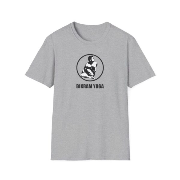 Bikram Yoga w/ logo | Light Unisex Softstyle T-Shirt - Image 13