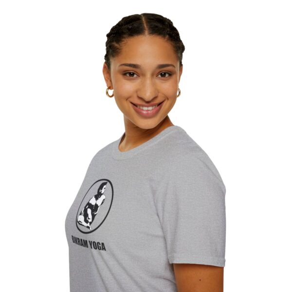 Bikram Yoga w/ logo | Light Unisex Softstyle T-Shirt - Image 21