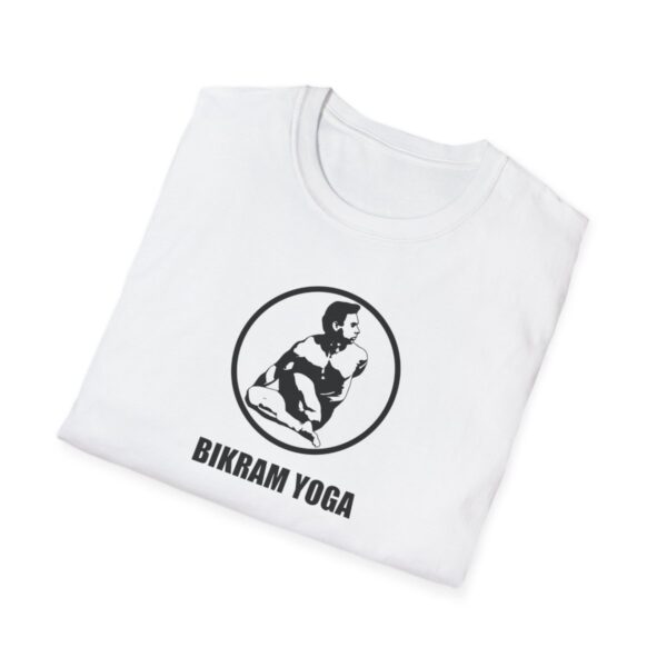 Bikram Yoga w/ logo | Light Unisex Softstyle T-Shirt - Image 4