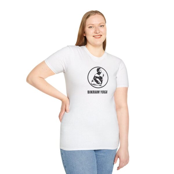 Bikram Yoga w/ logo | Light Unisex Softstyle T-Shirt - Image 5