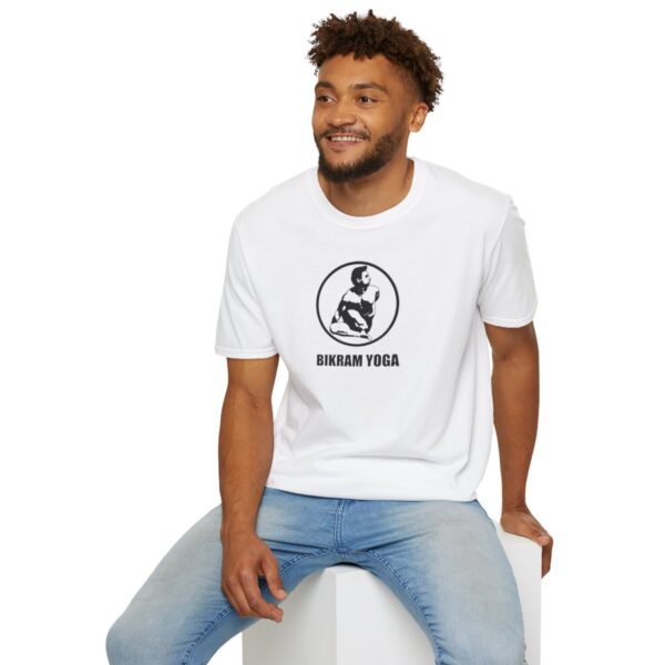 Bikram Yoga w/ logo | Light Unisex Softstyle T-Shirt - Image 12