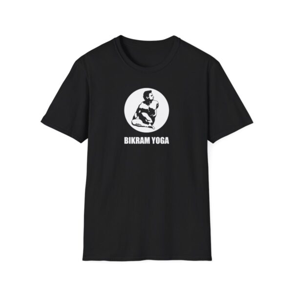 Bikram Yoga w/ logo | Dark Unisex Softstyle T-Shirt