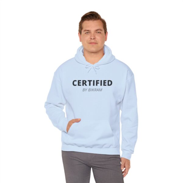 Copy of Copy of BIKRAM YOGA | LOCK THE KNEE - Unisex Heavy Blend™ Hooded Sweatshirt - Image 35