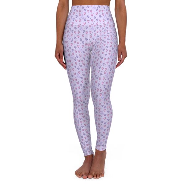 Hearts w/ Bikram - Yoga Leggings - Image 2