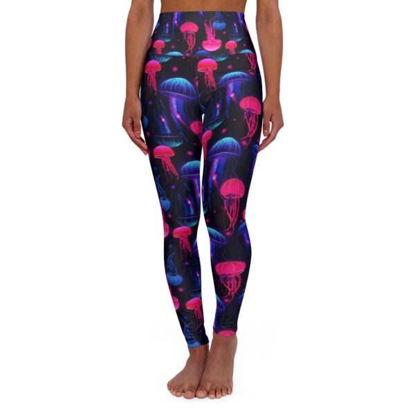 Pink Jellyfish Yoga Pants - Image 2