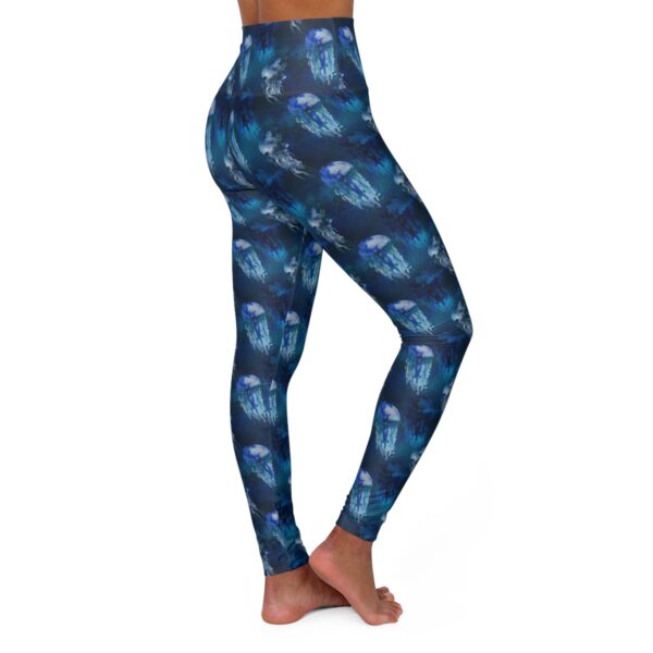 Blue Jellyfish Yoga Pants