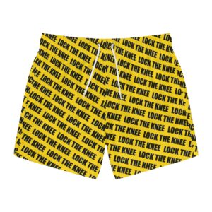 Men’s Shorts – Lock The Knee Pattern (Yellow)