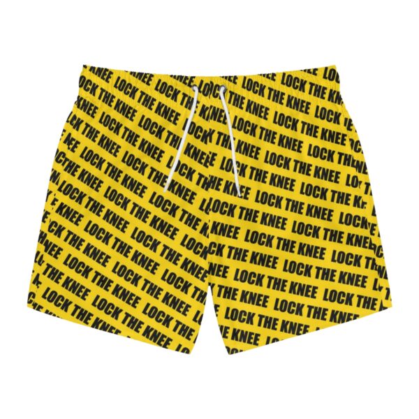 Men’s Shorts – Lock The Knee Pattern (Yellow)