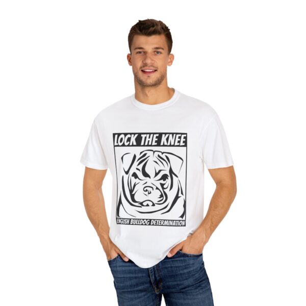 English Bulldog Determination + Bengal Tiger Strength | Unisex Garment-Dyed T-shirt - Image 3