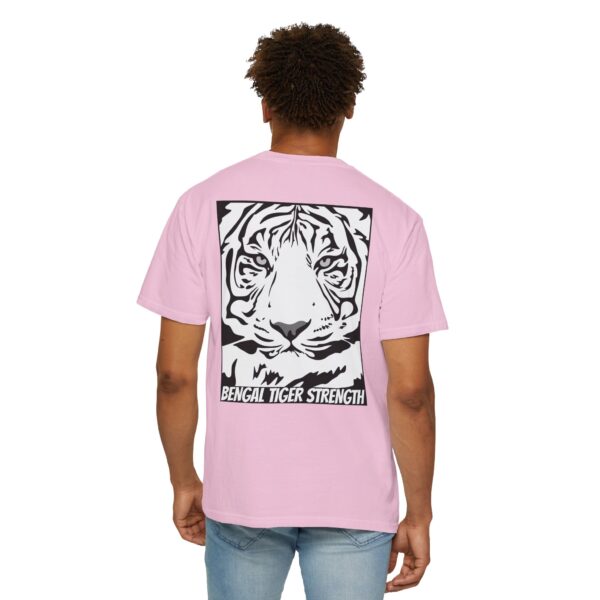 English Bulldog Determination + Bengal Tiger Strength | Unisex Garment-Dyed T-shirt - Image 16