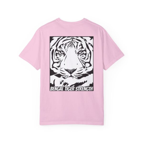 English Bulldog Determination + Bengal Tiger Strength | Unisex Garment-Dyed T-shirt - Image 14