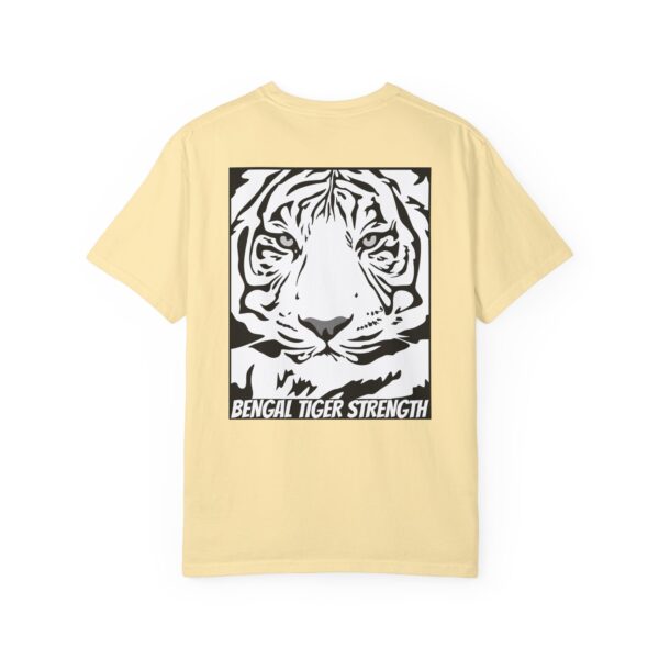 English Bulldog Determination + Bengal Tiger Strength | Unisex Garment-Dyed T-shirt - Image 6