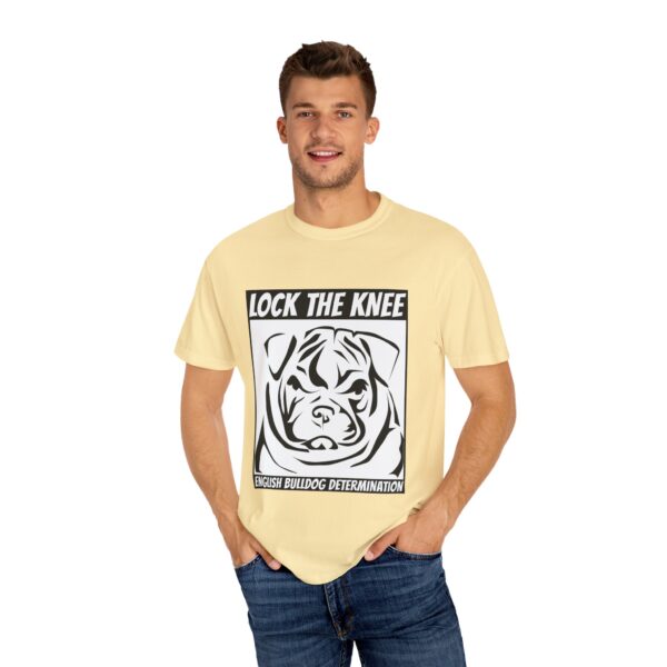 English Bulldog Determination + Bengal Tiger Strength | Unisex Garment-Dyed T-shirt - Image 7