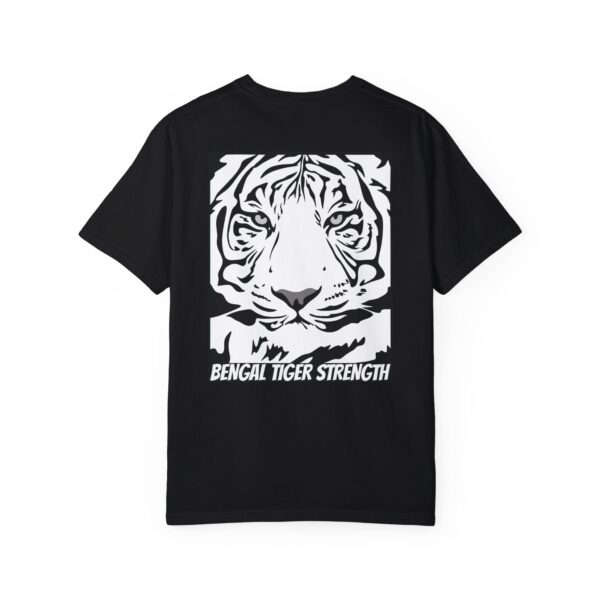 English Bulldog Determination + Bengal Tiger Strength | Unisex Garment-Dyed T-shirt - Image 14